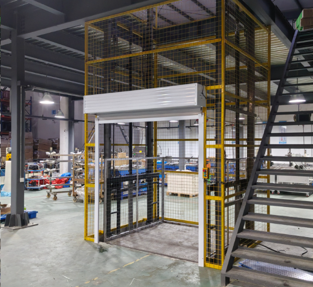 天门食品厂物料提升